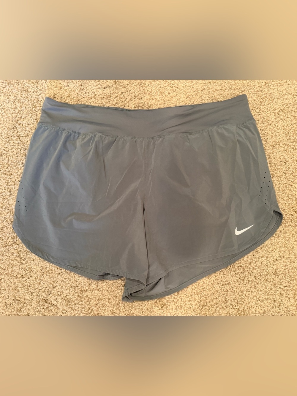 Nike Women's Slate Gray Athletic Running Shorts